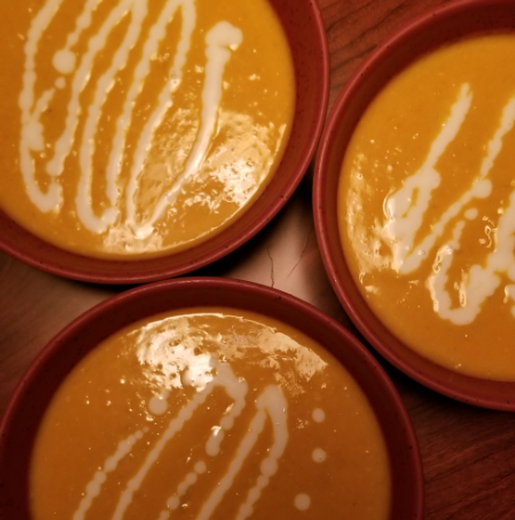 Coconut Curry Butternut Squash Soup